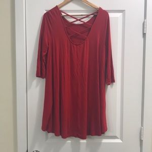 zoe Dresses - Euc-ZOE red dress large zoe Dresses - Euc-ZOE red dress large
